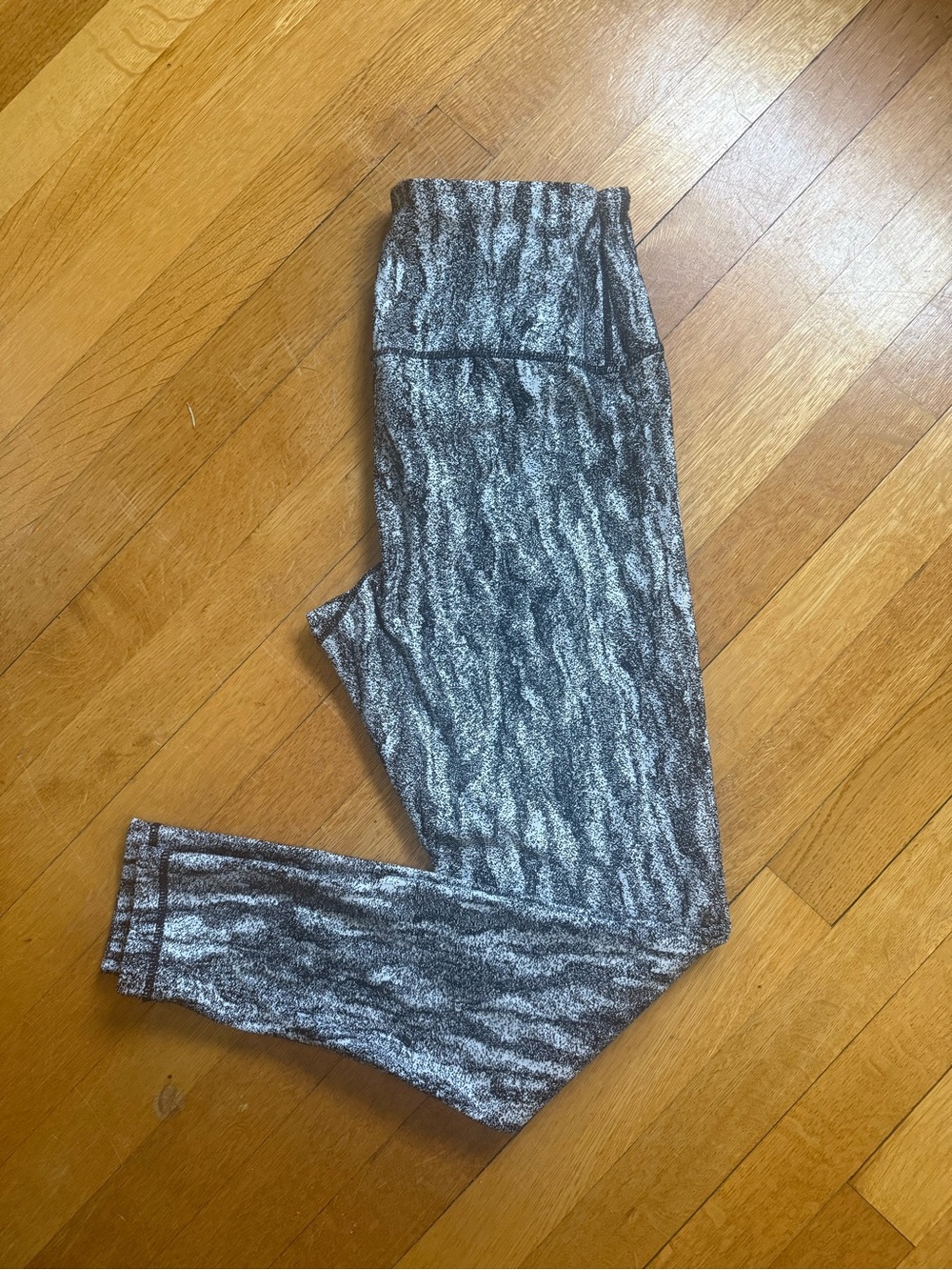 Kirklands Gray Marled High-Waist Leggings
